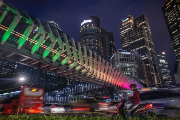 Solidaritas Korban Penembakan, DKI Beri Warna Bendera New Zealand di JPO GBK