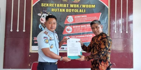 Kepala Rutan Boyolali melakukan Upaya Pengendalian Uang Cash didalam Rutan