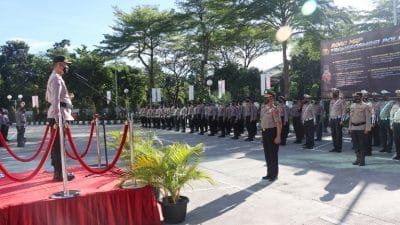 Kapolresta Tangerang Pimpin Upacara Kenaikan Pangkat Pengabdian