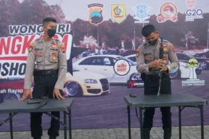 Meriah, Kontes Mobil “Bhayangkara Auto Show 2022” Yang Diselenggarakan Polres Wonogiri