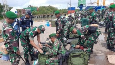 Kolakops Korem 174/ATW Sweeping Gabungan Terhadap Satgas Pamtas RI-PNG