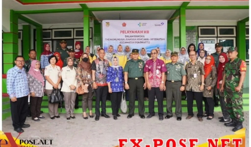 Kodim 0726/Sukoharjo, Terima Tim Penilai Bakti Sosial TNI Manunggal KB Kesehatan Bangga Kencana Tahun 2022