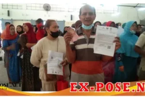 Pembagian dan penyaluran BLT BBM oleh PT Pos Indonesia