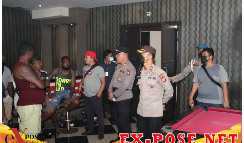 Polres Karimun Bersama TNI Cek Tempat Hiburan Malam