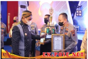 Lantunan Abah Lala Goyang HUT Lalu Lintas di Mapolda Jateng