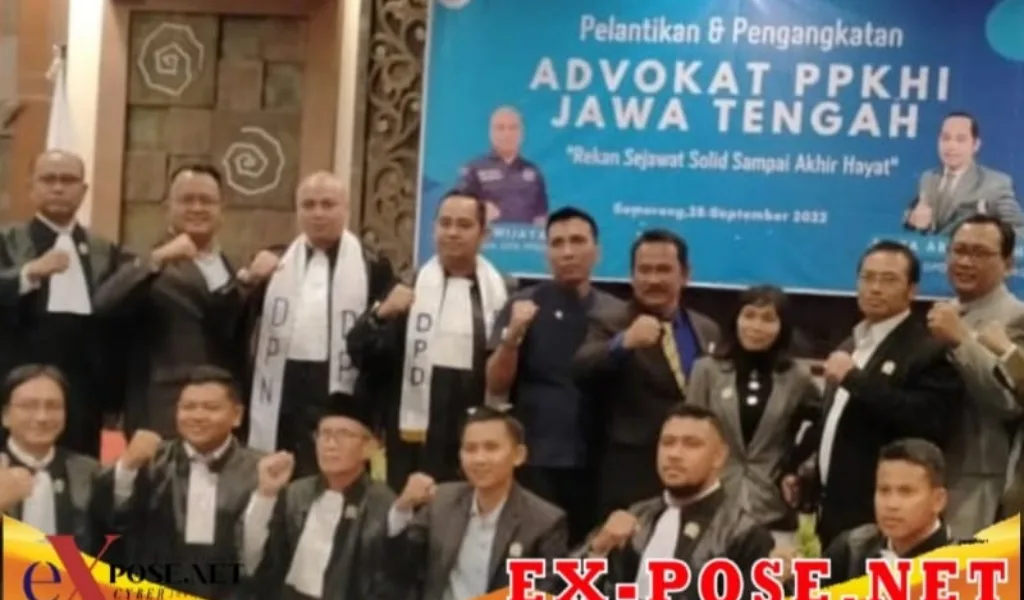 Perkumpulan Pengacara dan Konsultan Hukum Indonesia (PPKHI) Jateng Selenggarakan Pelantikan dan Pengangkatan Advokat