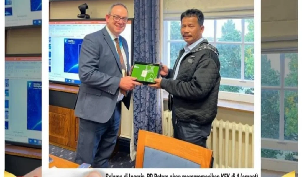 Luar Biasa di Inggris Muhammad Rudi Sampaikan Keunggulan Kota Batam