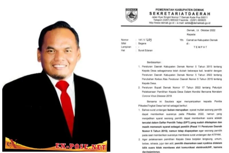 Surat Edaran Sekda Demak Nomor 141.1/1689