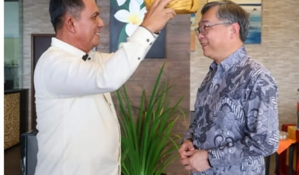 Paparkan Potensi Kerja Sama Dengan Menteri Perdagangan dan Industri Singapura