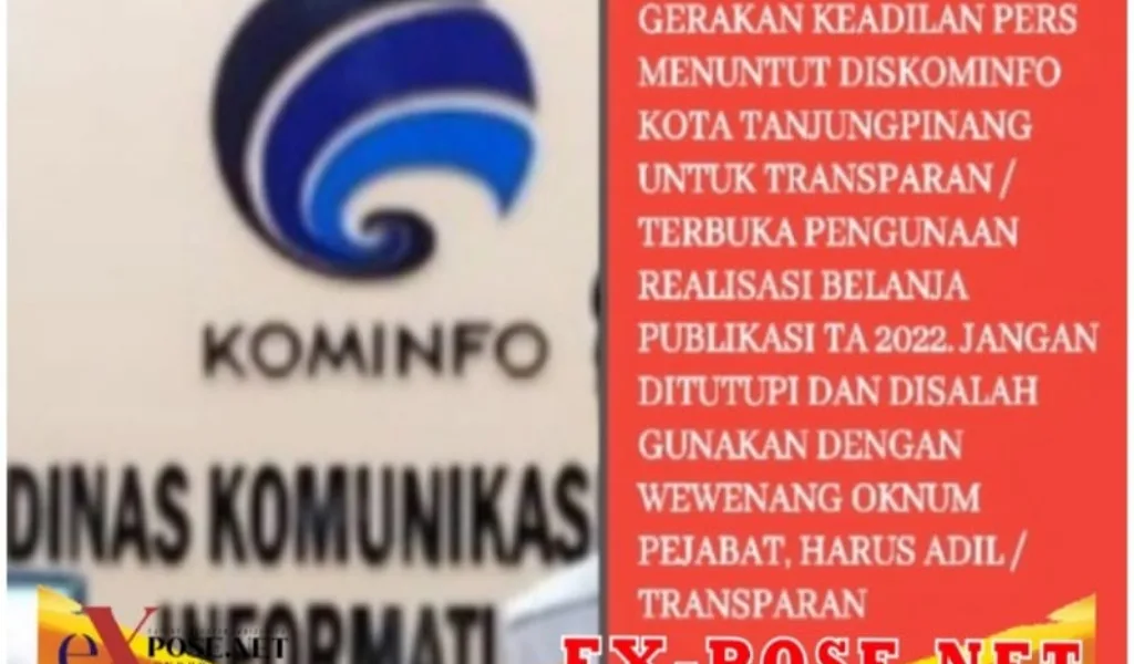 “Viral.!” Anggaran Publikasi di Diskominfo Tanjungpinang Diduga Dinikmati Segelintir Media