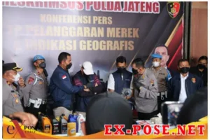 Tiga Pabrik Oli Palsu Beromzet Puluhan Miliar Digerebek Polda Jateng