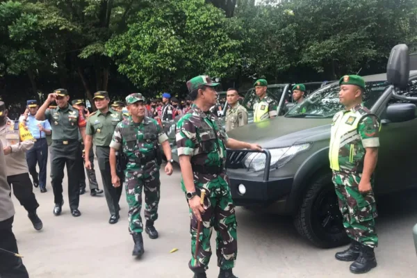 Gelar Pasukan Kesiapan PAM VVIP Pernikahan Putra Presiden RI