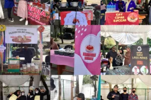 Praktik Mata Kuliah Kewirausahaan, Mahasiswa STIE Dewantara Gelar Bazar