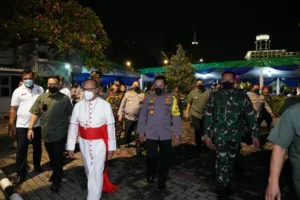 Panglima TNI Tinjau Pengamanan dan Misa Natal 2022
