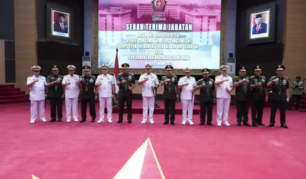 Panglima TNI Pimpin Sertijab di Lingkungan Mabes TNI