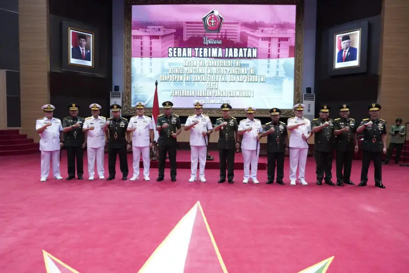 Panglima TNI Pimpin Sertijab di Lingkungan Mabes TNI