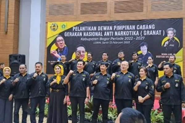 Resmi Dilantik, Granat Kabupaten Bogor Akan 'Tancap Gas' Edukasi Bahaya Narkoba