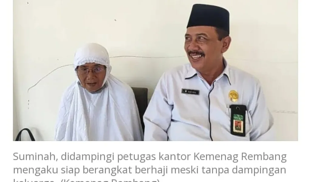 Jamaah Haji Tertua Asal Rembang, Nenek Berusia 103 Tahun?