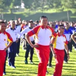 Panglima TNI mengikuti senam SKJ 88