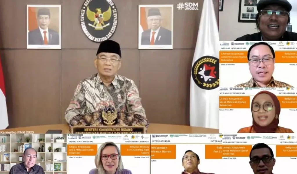 Menko PMK: Literasi Keagamaan Lintas Budaya Dibutuhkan di Tengah Tantangan Ujaran Kebencian