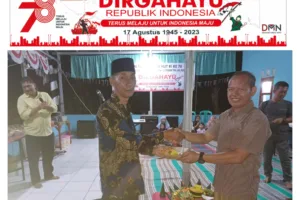 Semarak HUT RI ke- 78, Warga Perum TNI Pusparaya RT 004 RW 012 Resmikan Balai Serbaguna