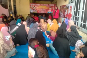 Ratusan Masyarakat Sukaraja Antusias Hadiri Sosialisasi Pemilu 2024, Sasha: Inisiatif Adian Napitupulu?