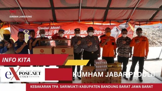 Kebakaran di TPA Sarimukti