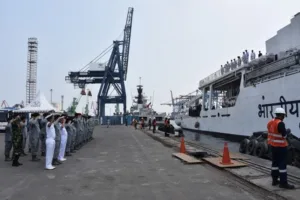 Bakamla RI Lepas Kepulangan Indian Coast Guard Ship Samudra Prahari