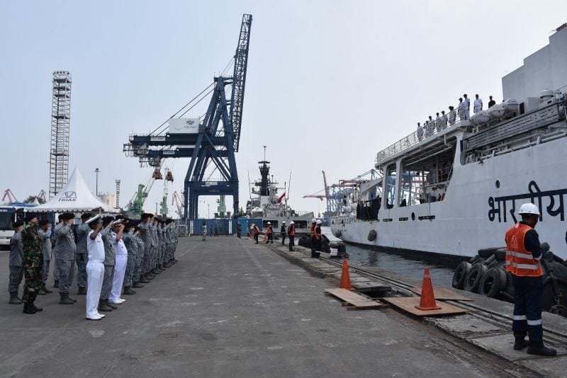 e Bakamla RI Lepas Kepulangan Indian Coast Guard Ship Samudra Prahari