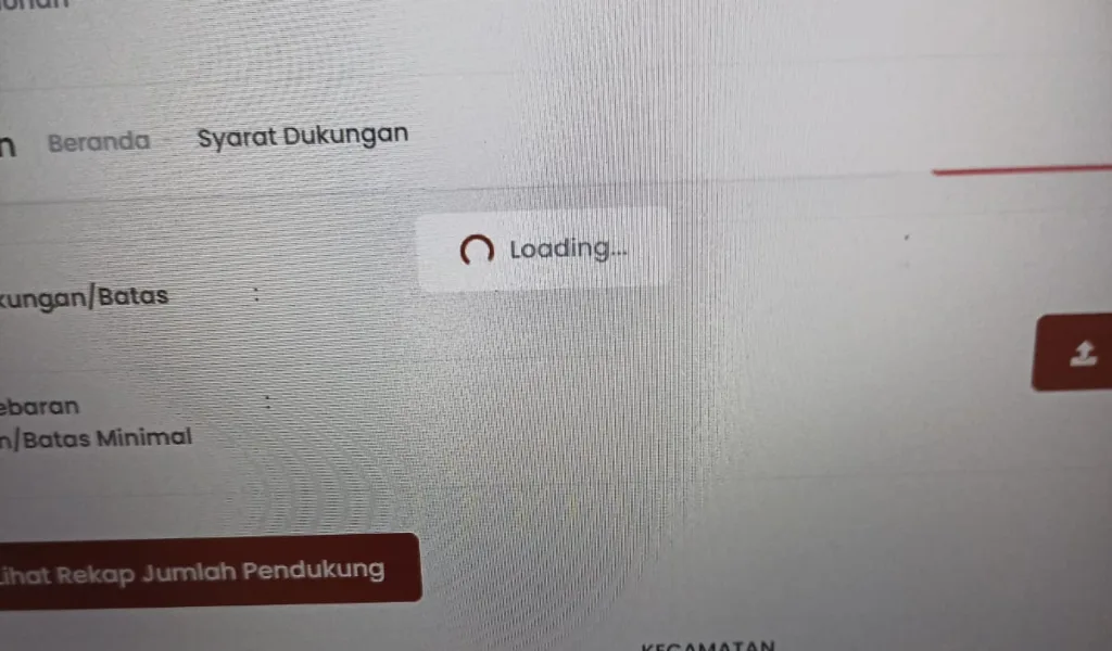 Terlindungi: Warga Jakut Keluhkan Kesulitan Mengunggah Berkas ke Sistem Silon KPUD DKI Jakarta