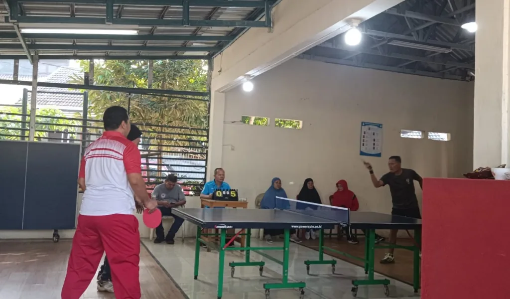 Lomba Tenis Meja HUT RI 79 Perumahan Puspa Raya RW 012 Bojonggede