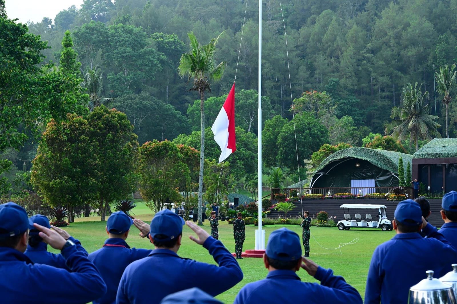 Retreat Kabinet Merah Putih di Akmil