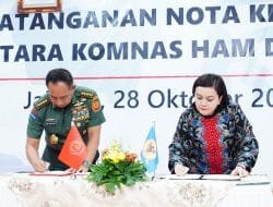 TNI dan Komnas HAM Tanda Tangani MoU Peningkatan Kerjasama Pemajuan dan Perlindungan HAM