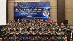 Kapuskersin TNI Pimpin Rakernis Kersin TA 2024 di Bogor