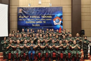 Kapuskersin TNI Pimpin Rakernis Kersin TA 2024 di Bogor