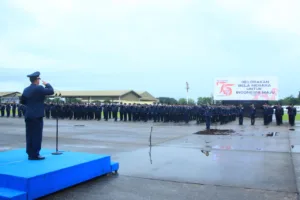 Peringati Hari Bela Negara Ke-76 Lanud Sultan Hasanuddin Gelar Upacara