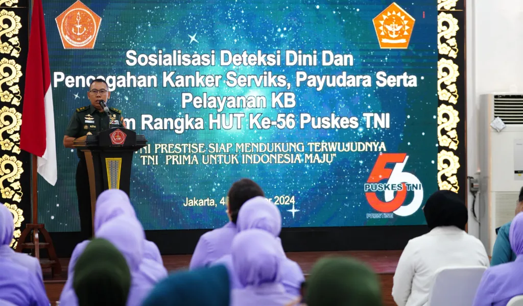 Penyuluhan Kesehatan Semarakkan HUT Ke-56 Puskes TNI