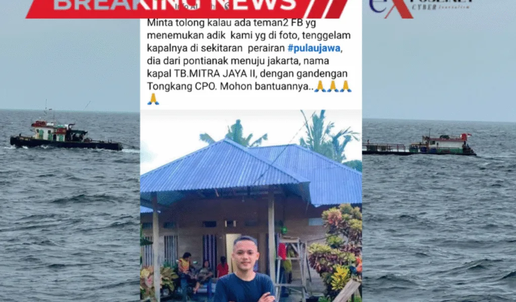 1 Korban Penumpang Kapal TB. Mitra Jaya II Belum Ditemukan