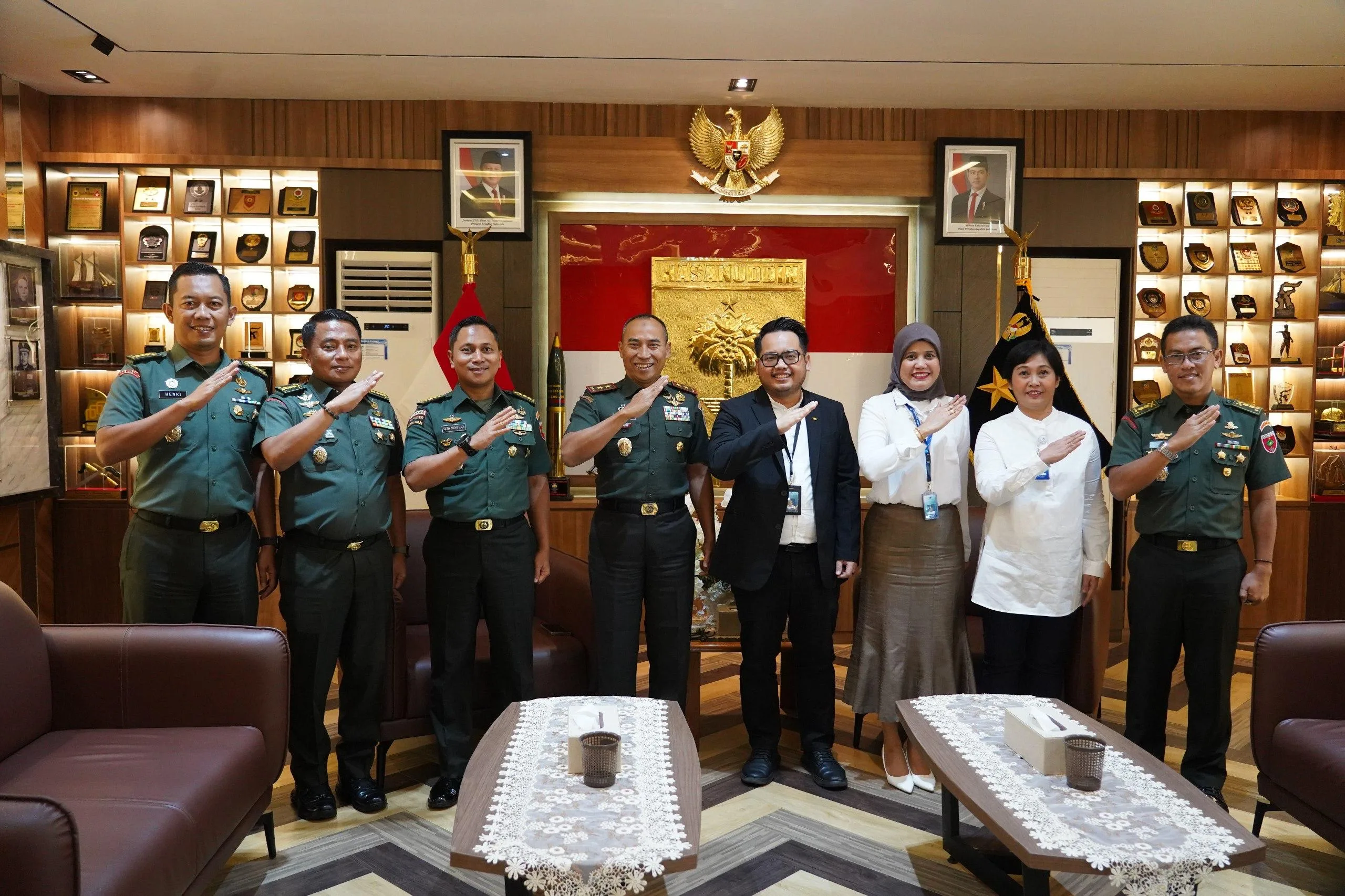 ­ Pangdam XIV/Hsn Terima Kunjungan Audiensi dari GM PT. Garuda Indonesia