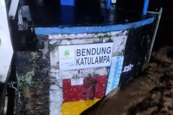 Bendung Katulampa Status Siaga 1 , Waspada Untuk Daerah Ini !