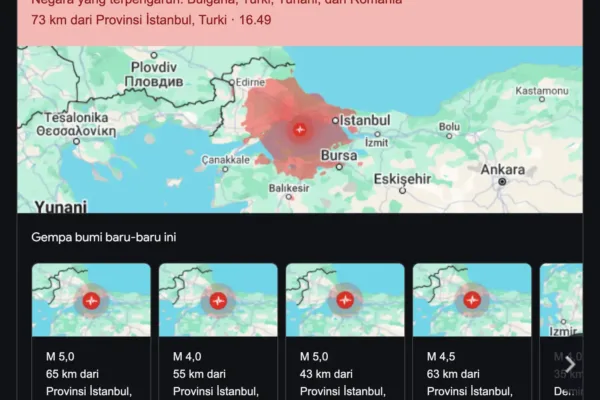 Gempa Dahsyat Guncang Istanbul, 151 Orang Terluka
