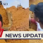 Seorang Ibu-ibu ditimbun tanah