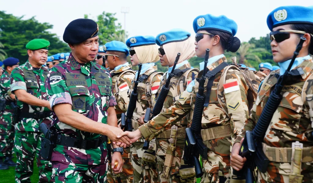 Lanjutkan Misi Perdamaian, Panglima TNI Berangkatkan Satgas Konga UNIFIL