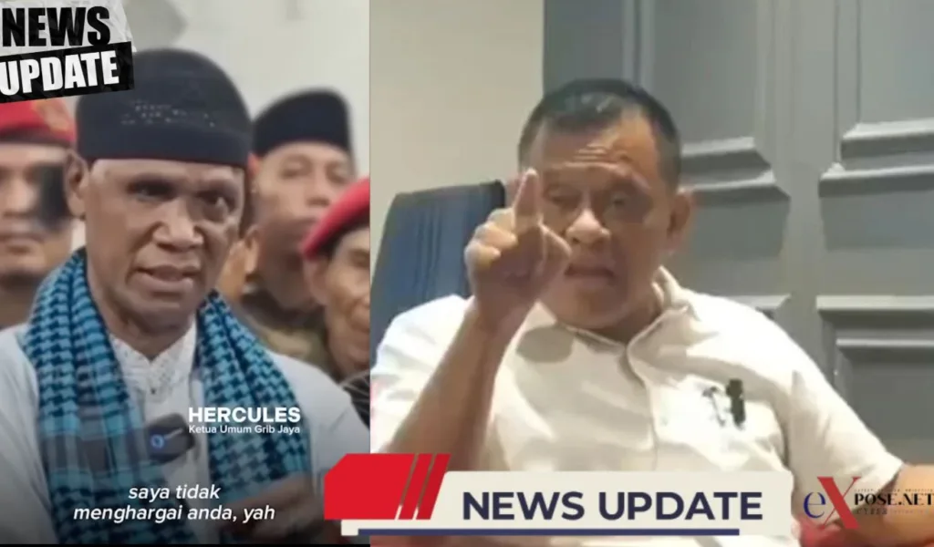Hercules Tanggapi Kecaman Jenderal (Purn) Gatot Nurmantyo