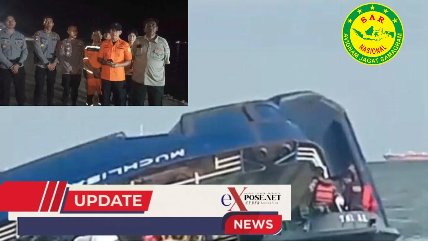 KMP Muchlisa Tenggelam di Perairan Balikpapan