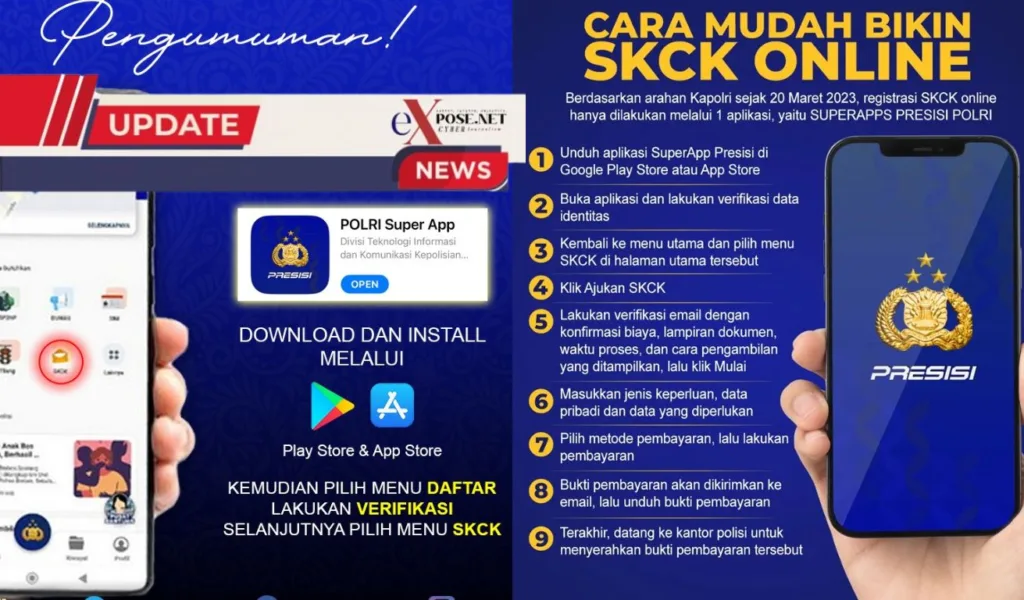 Cara Membuat SKCK  Online Lewat Aplikasi Presisi Polri