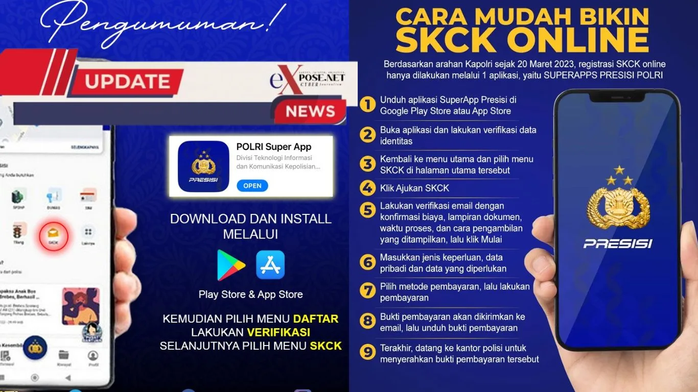 Cara Membuat SKCK Secara Online Lewat Aplikasi Presisi Polri