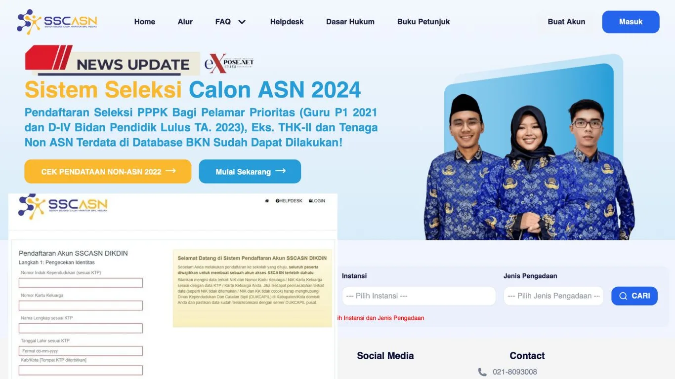 SSCASN : Sistem Seleksi Calon Aparatur Sipil Negara