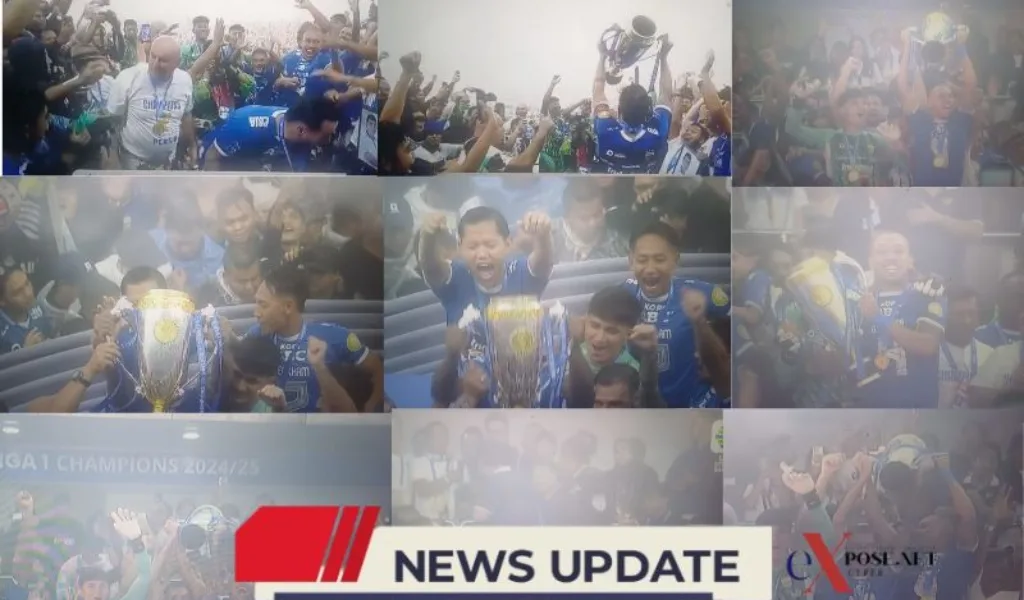 Persib Bandung Juara Liga dan Angkat  Trofi di GBLA