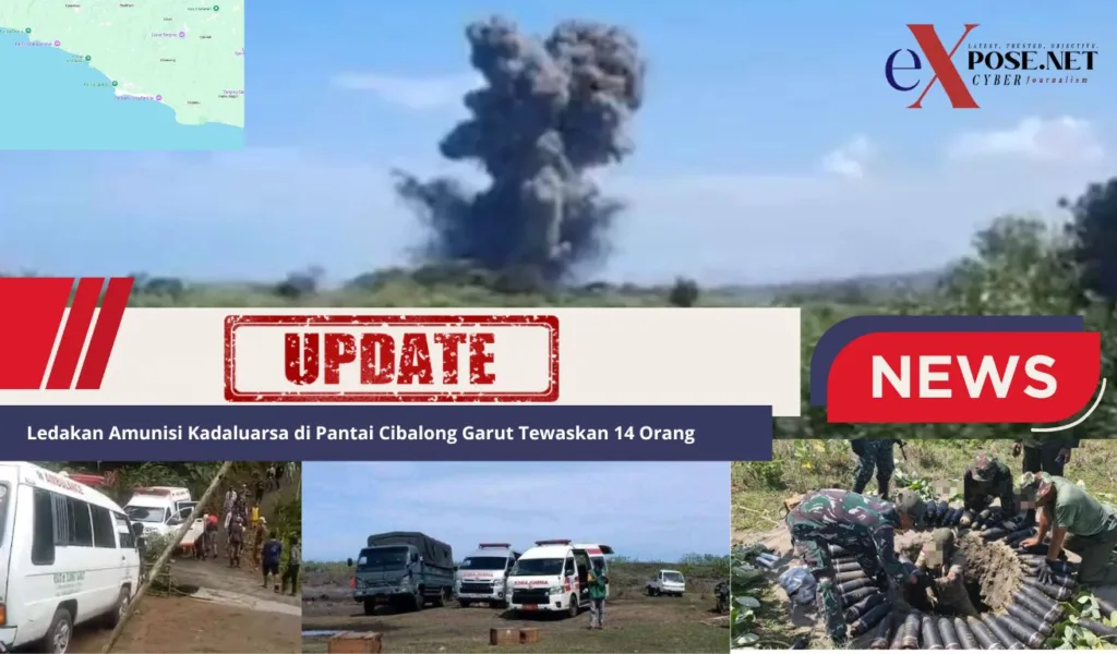 Korban Tewas , Ledakan Amunisi di Pantai Cibalong Garut